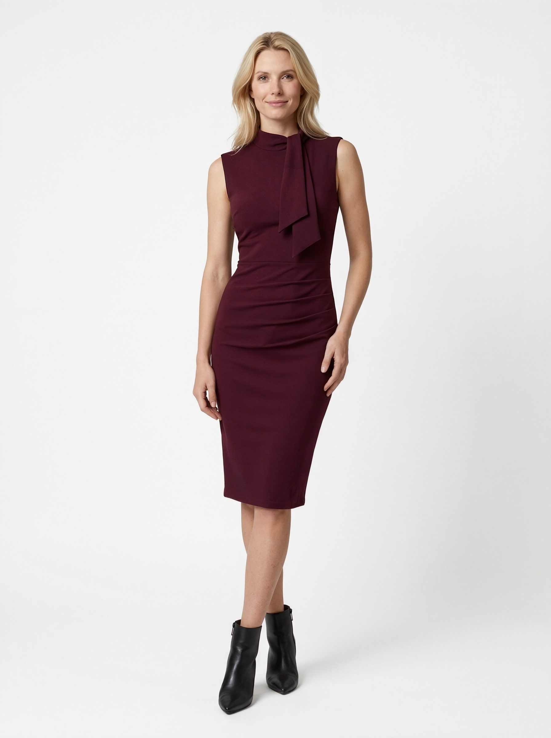 mock neck formal dress Midi Cocktail – Frallain making it a showstopping Color:Brushed White SCHL002648_G_M Ever-Pretty Sequin Bodice Ribbon