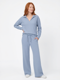 Soft Blue Relaxed Fit Loungewear Set