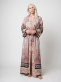 Floral Long Sleeve Maxi Kimono