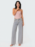 High-Waist Wide Leg Jeans