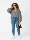 Oversized Gingham Blouse