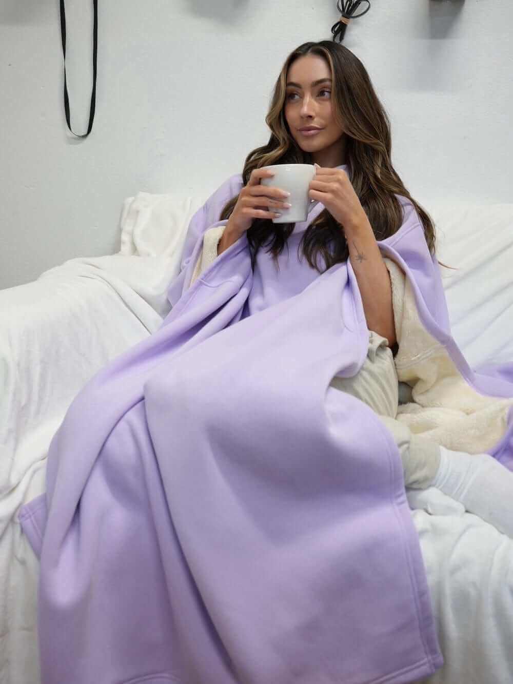Oversized Hooded Wearable Blanket
