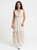 Summer Boho Lace Maxi Dress
