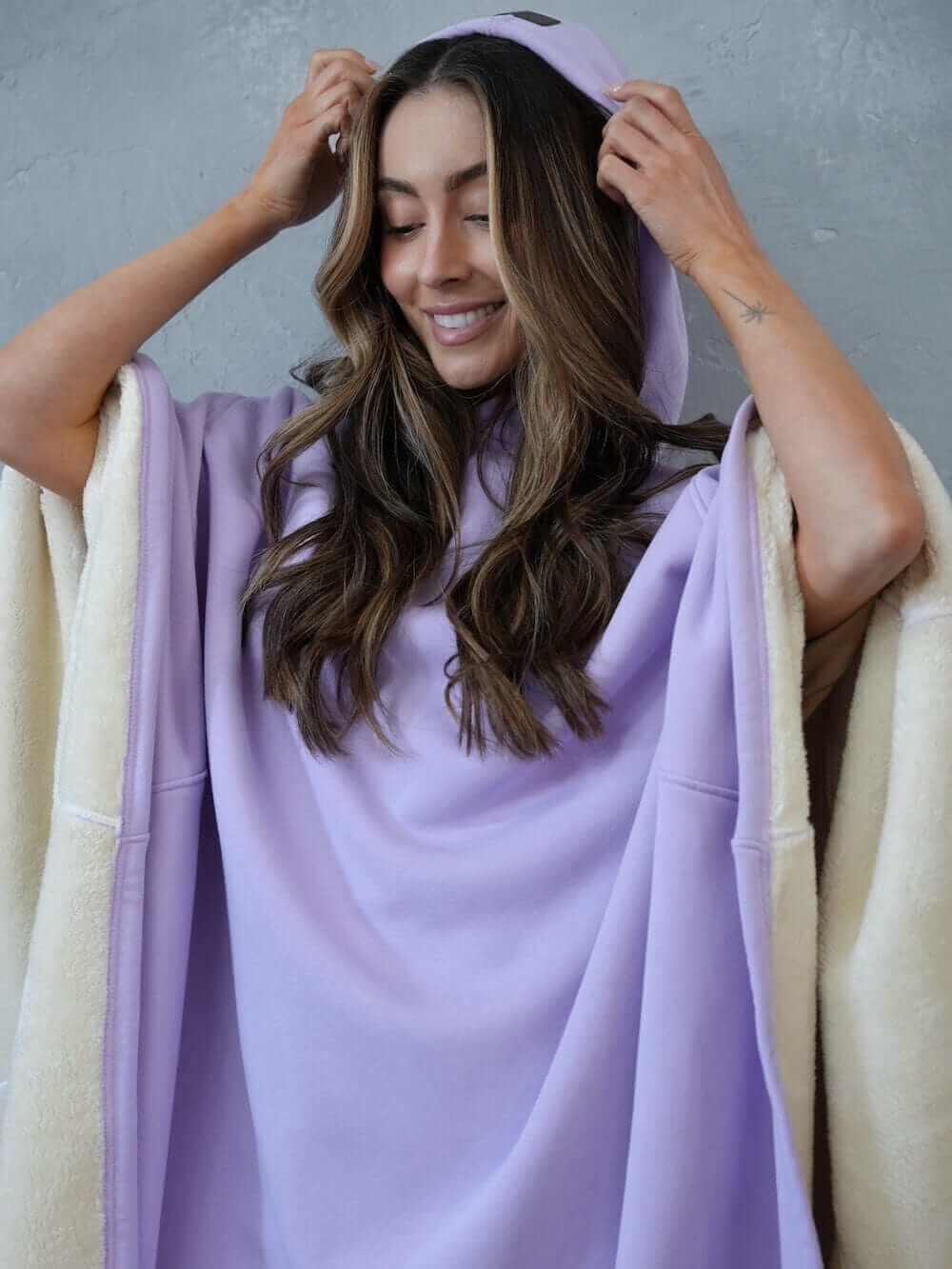 Oversized Hooded Wearable Blanket