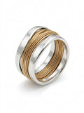 Two-Tone Gold Wire Ring