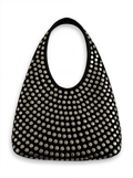 Studded Hobo Shoulder Bag
