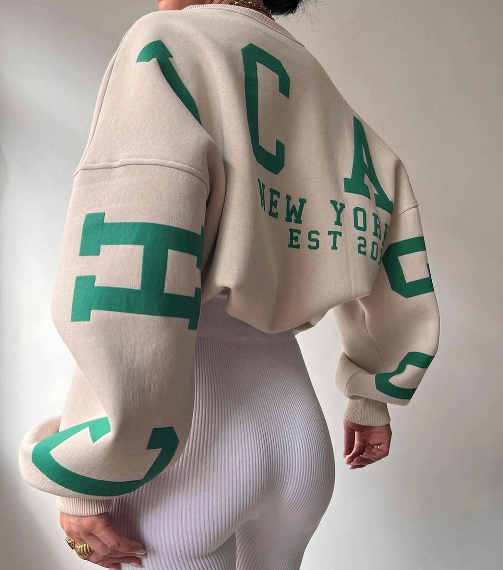 Oversized Graphic Sweater