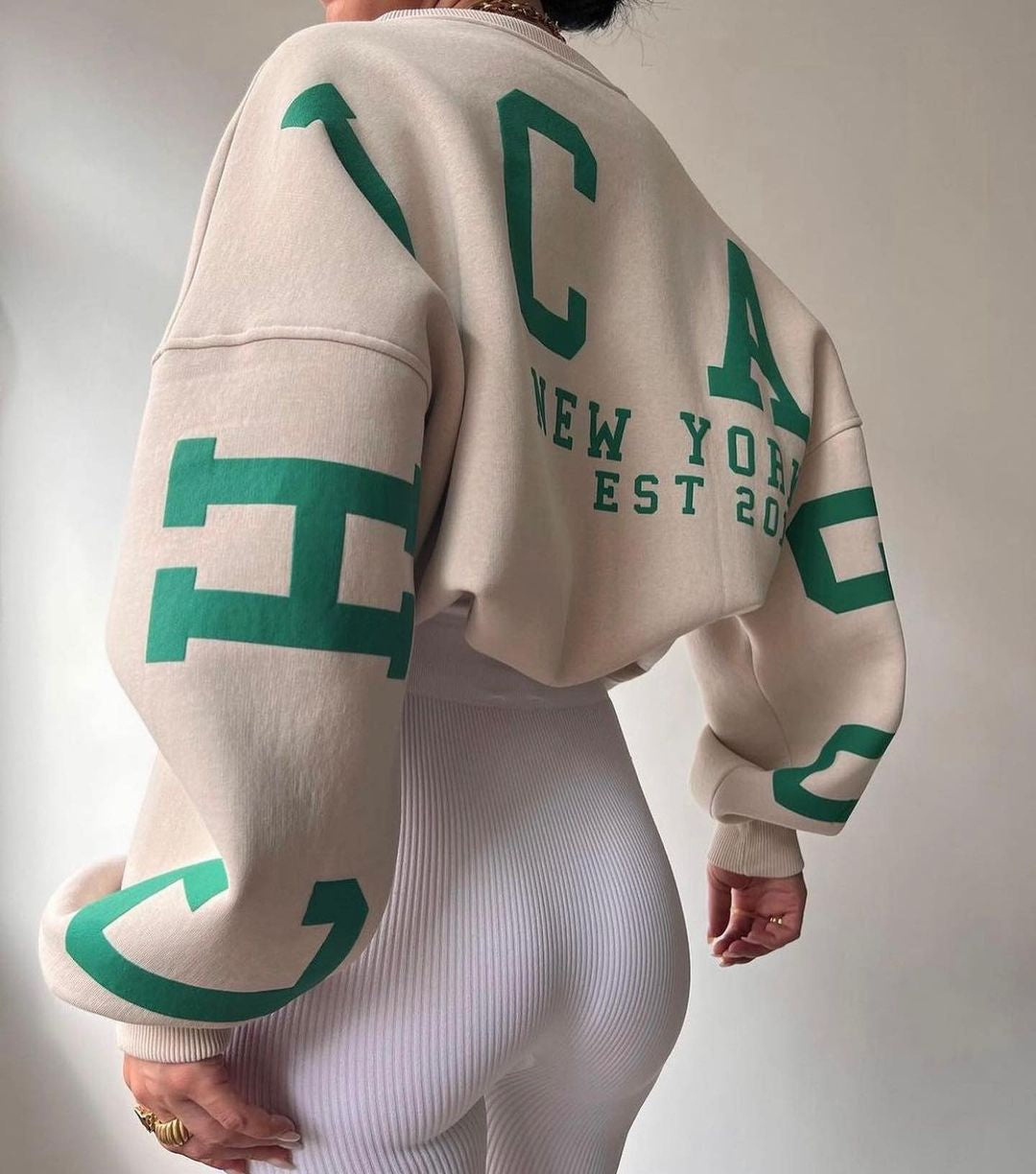 Oversized Graphic Sweater