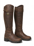 Rugged Brown Waterproof Country Boots