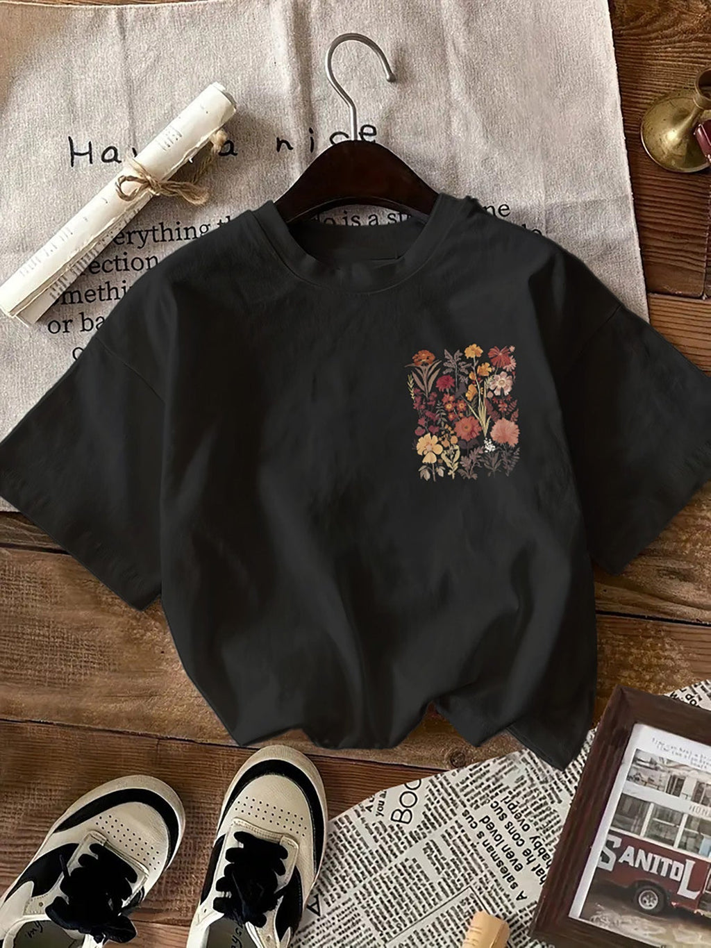 Floral Relaxed Fit Top