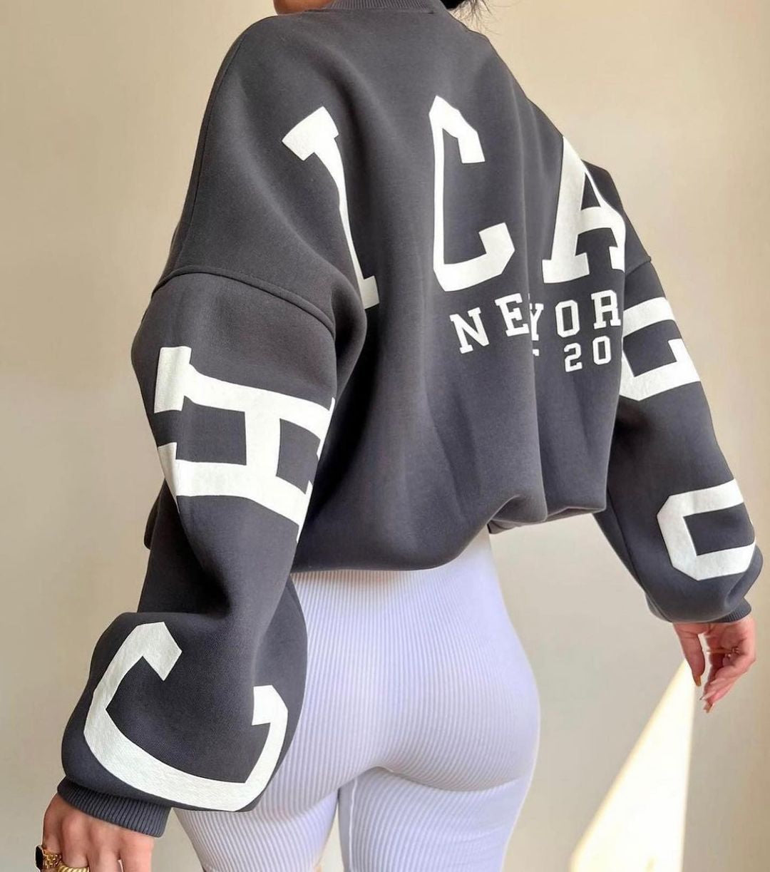 Oversized Graphic Sweater