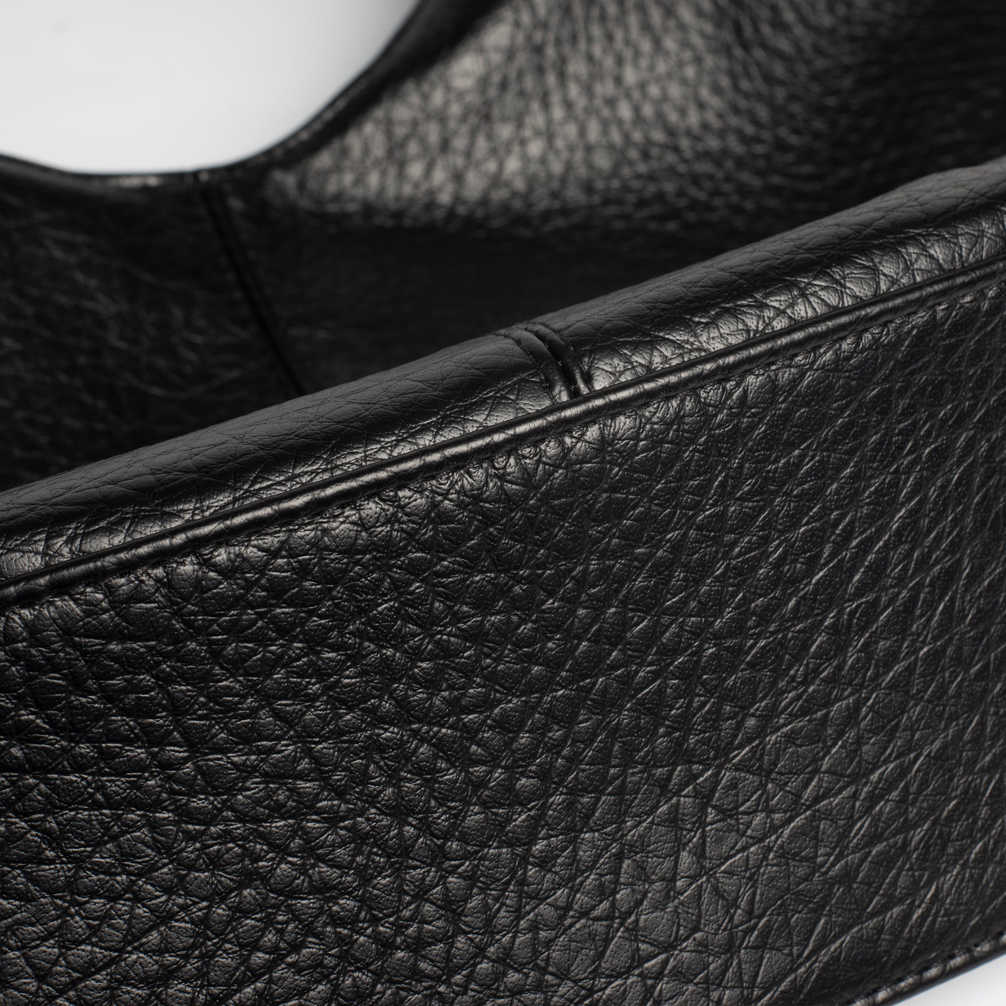 Oversized Slouchy Vegan Leather Shoulder Tote Bag
