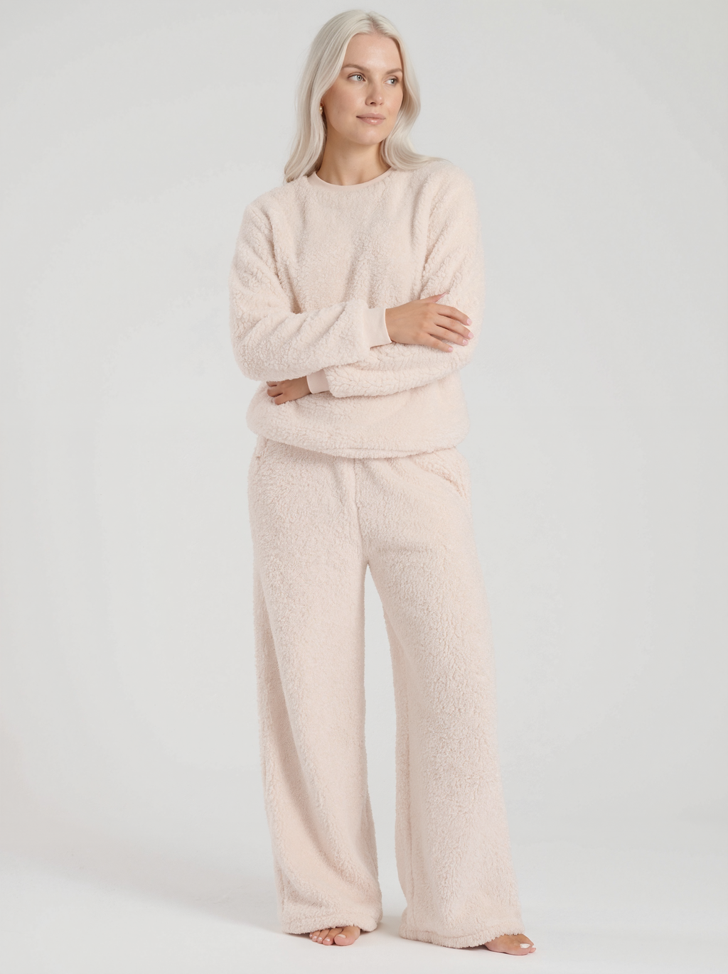 Soft Fleece Two Piece Lounge Set