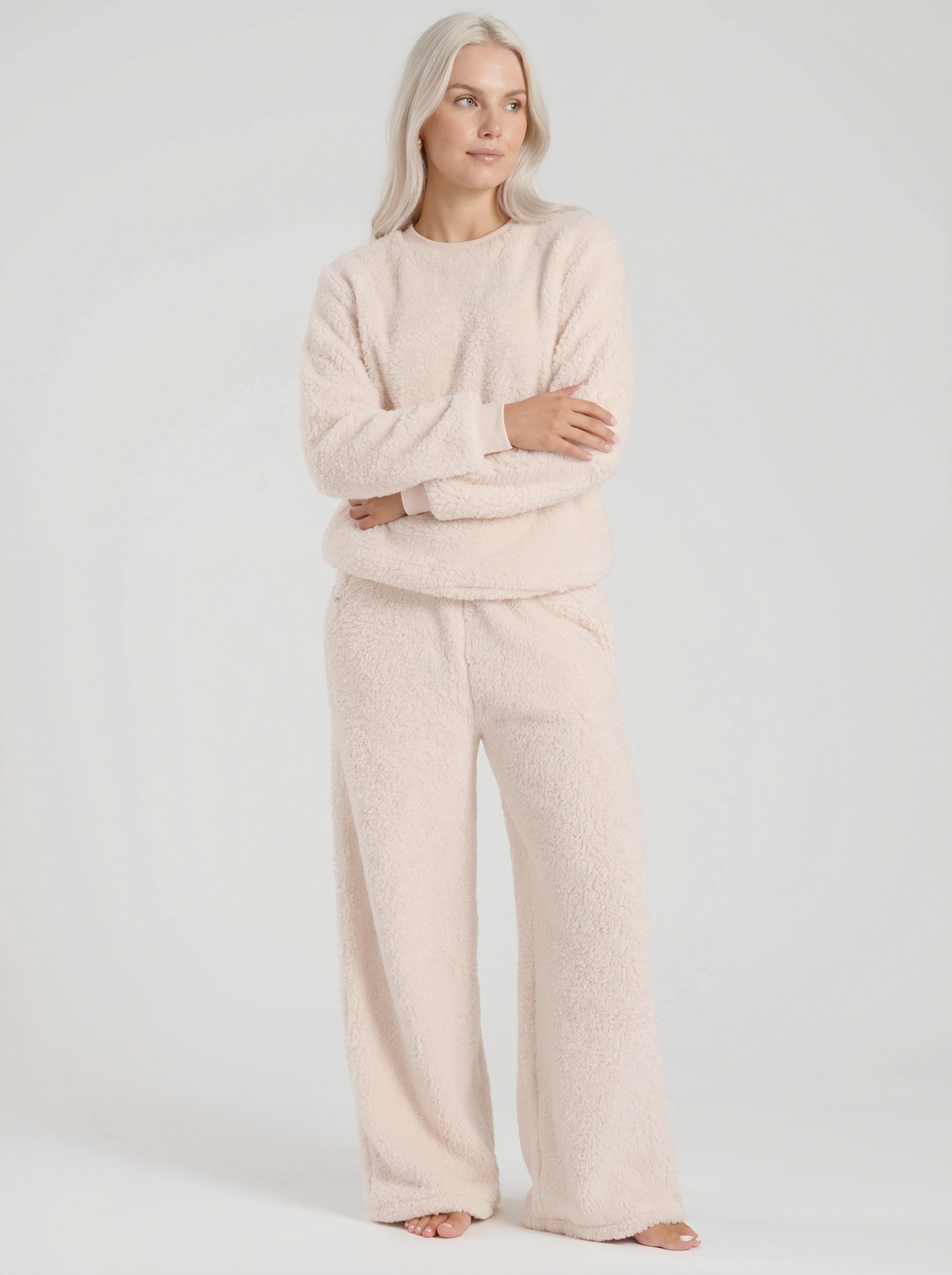 Soft Fleece Two Piece Lounge Set