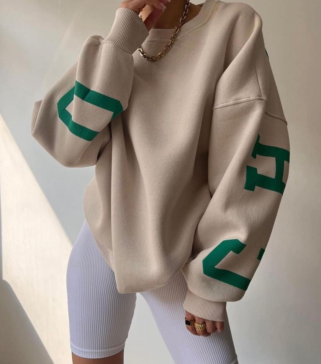 Oversized Graphic Sweater