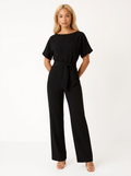 Tailored Tie-Waist Jumpsuit