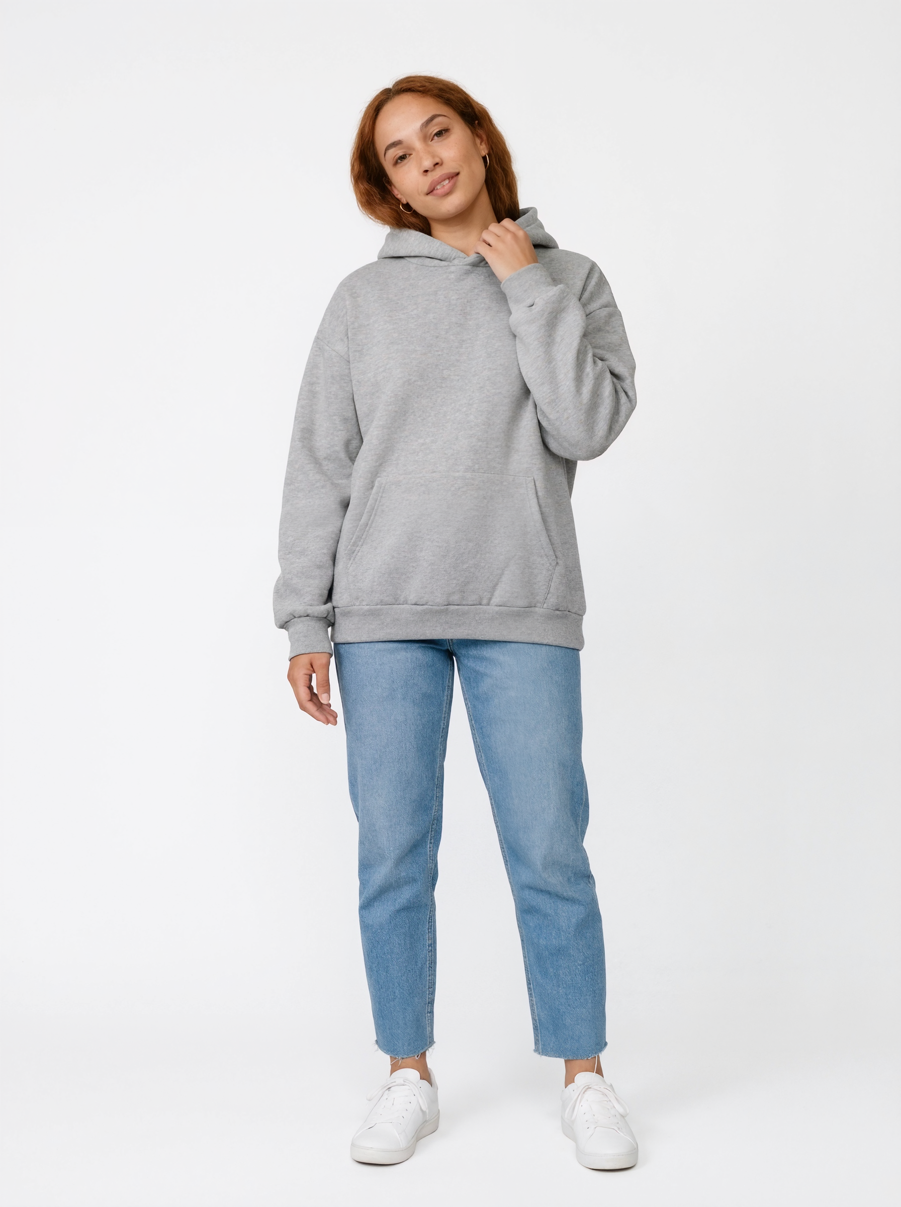 Oversized Hoodie with Kangaroo Pocket