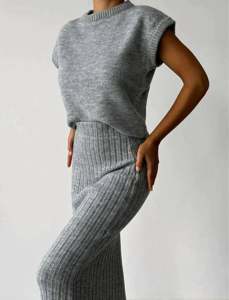 Ribbed Knit Set