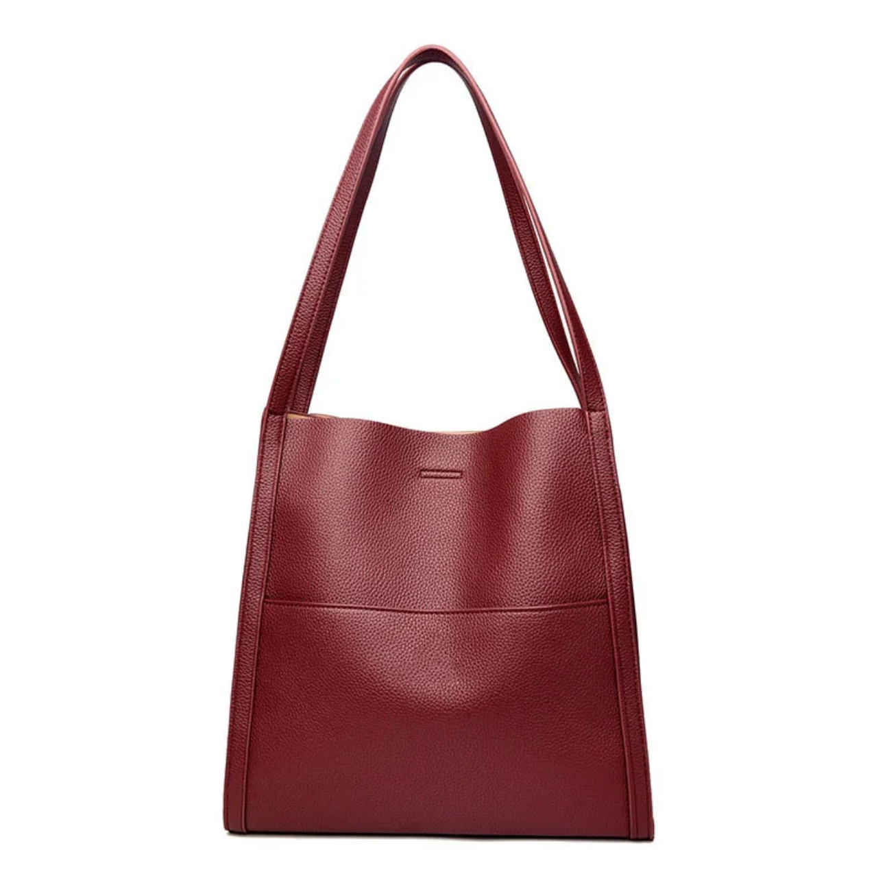 Pebbled Convertible Shoulder Bag