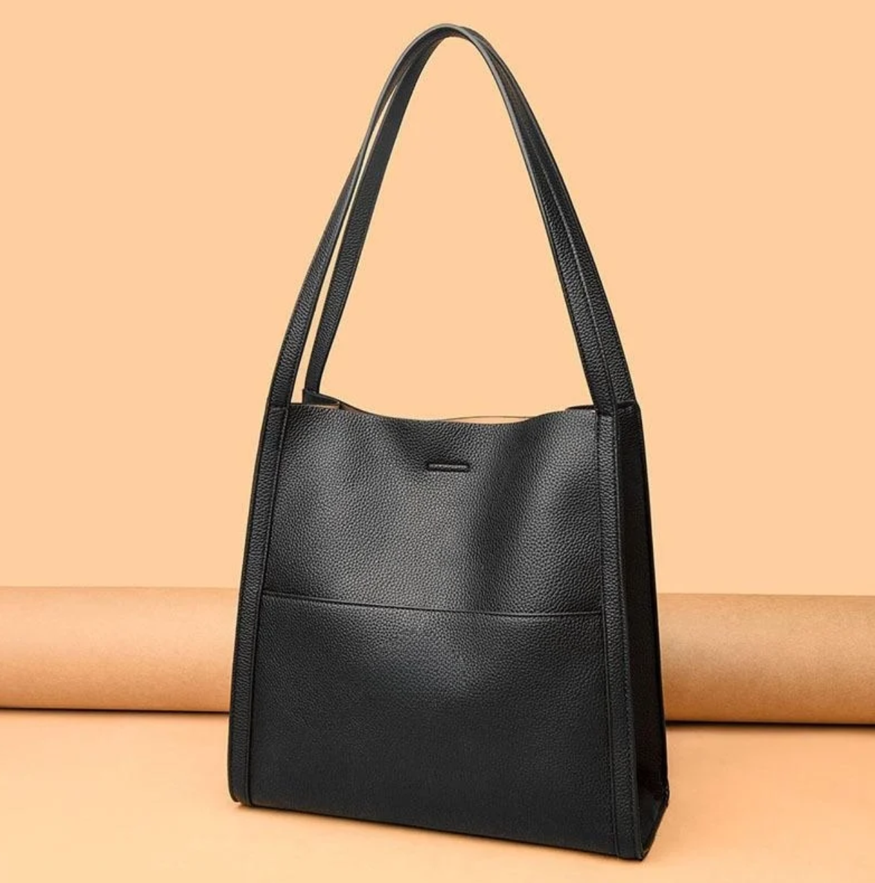 Pebbled Convertible Shoulder Bag