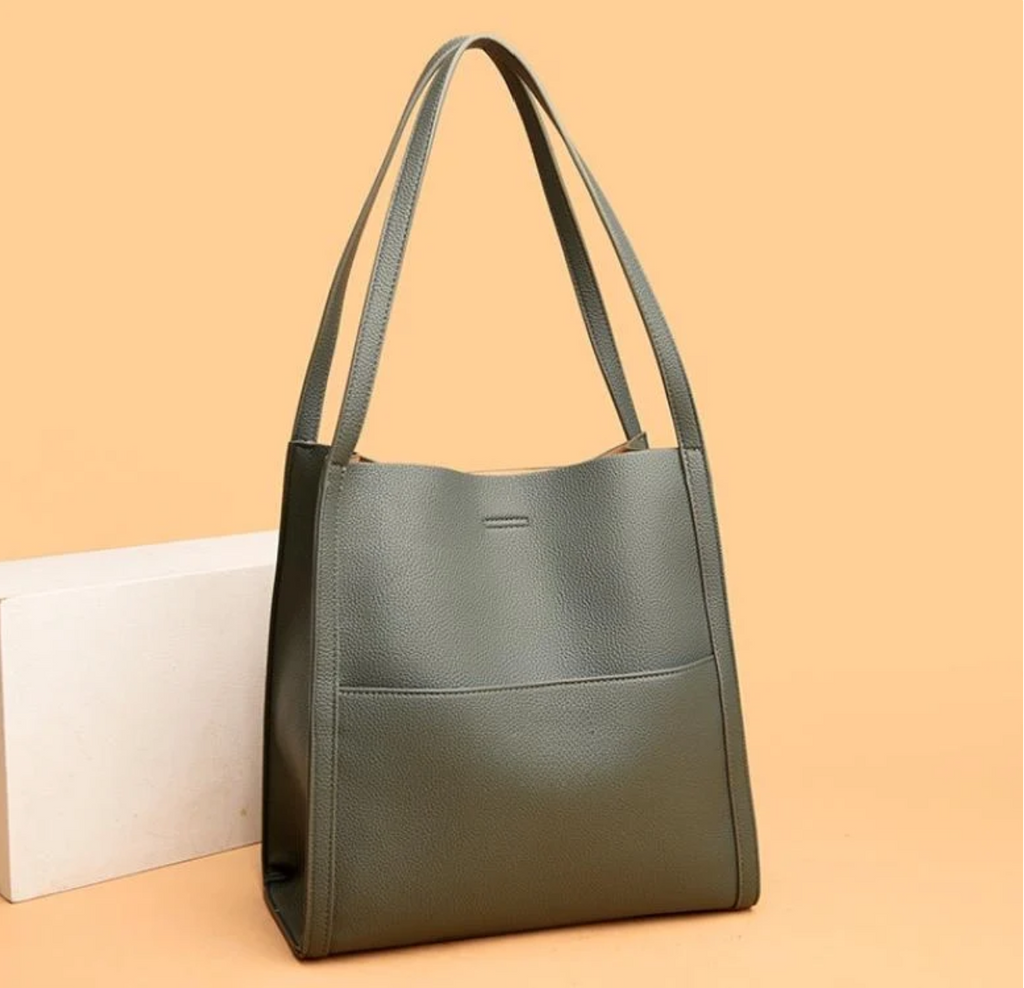 Pebbled Convertible Shoulder Bag