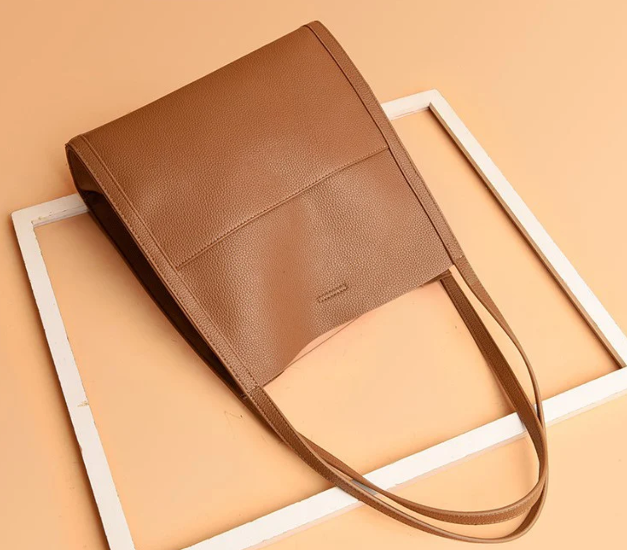 Pebbled Convertible Shoulder Bag