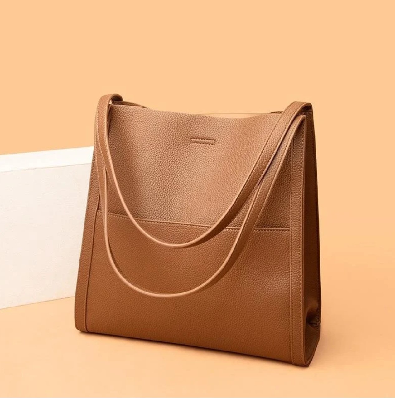 Pebbled Convertible Shoulder Bag