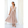 Pleated Midi Dress