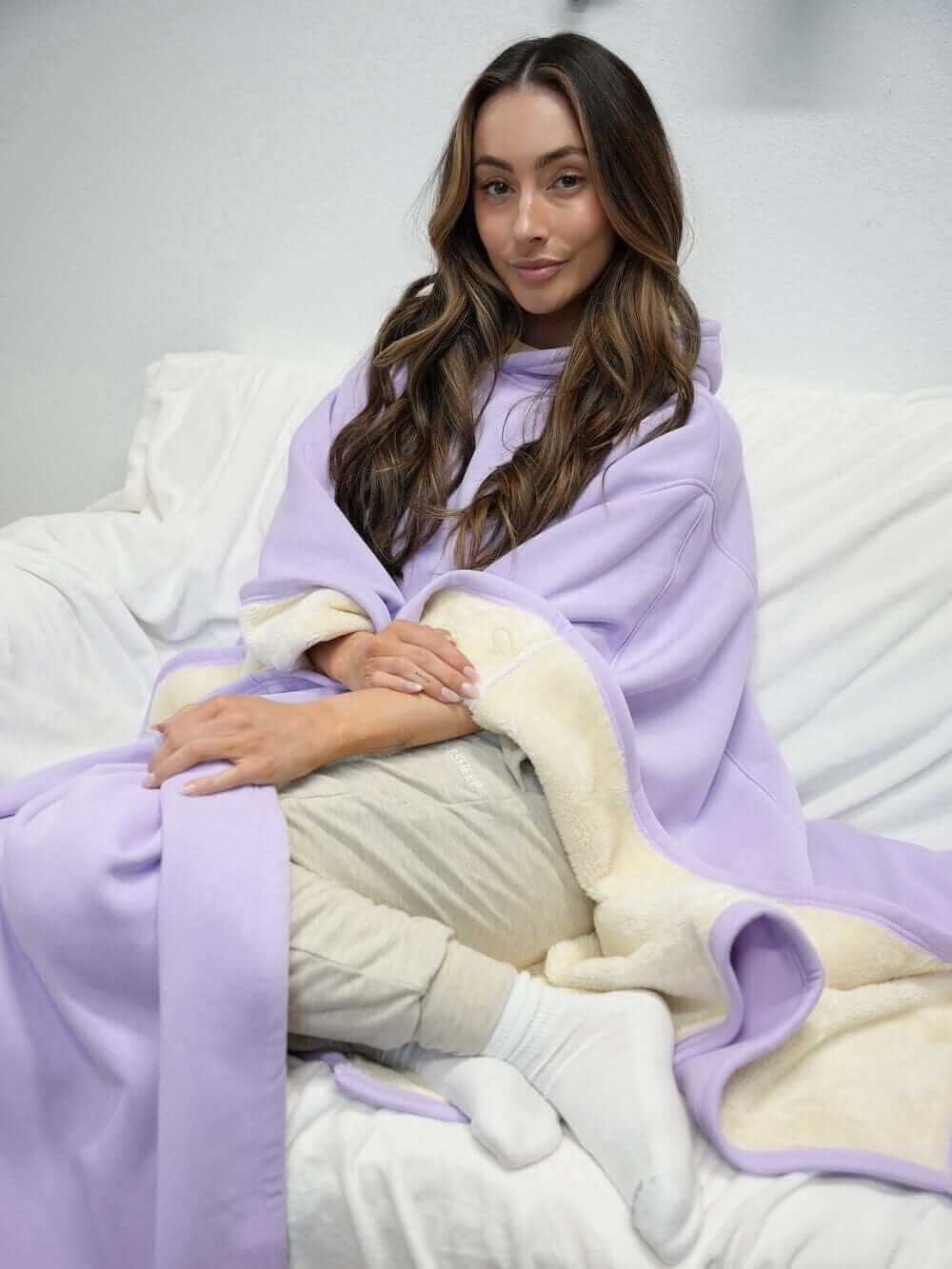 Oversized Hooded Wearable Blanket