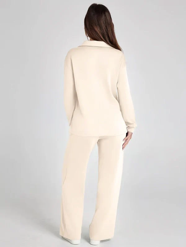 Collared Lounge Set