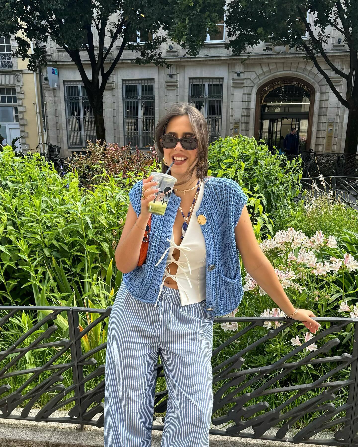 Knit Sleeveless Button Cardigan