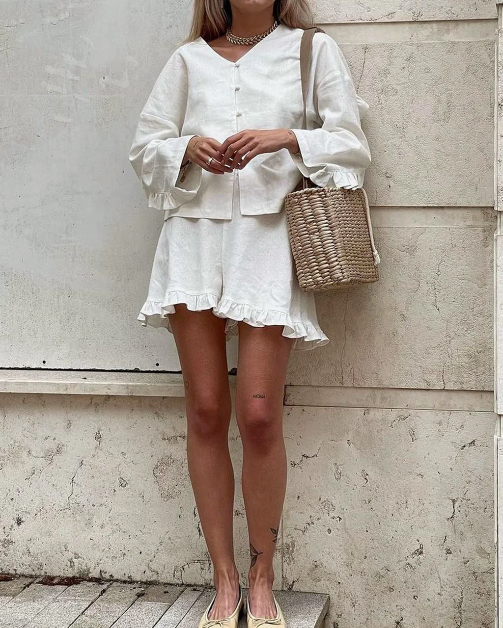 Relaxed Floral Two-Piece Set