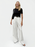 High Waist Wide Leg Trousers