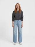 Wide-Leg Mid-Rise Jeans