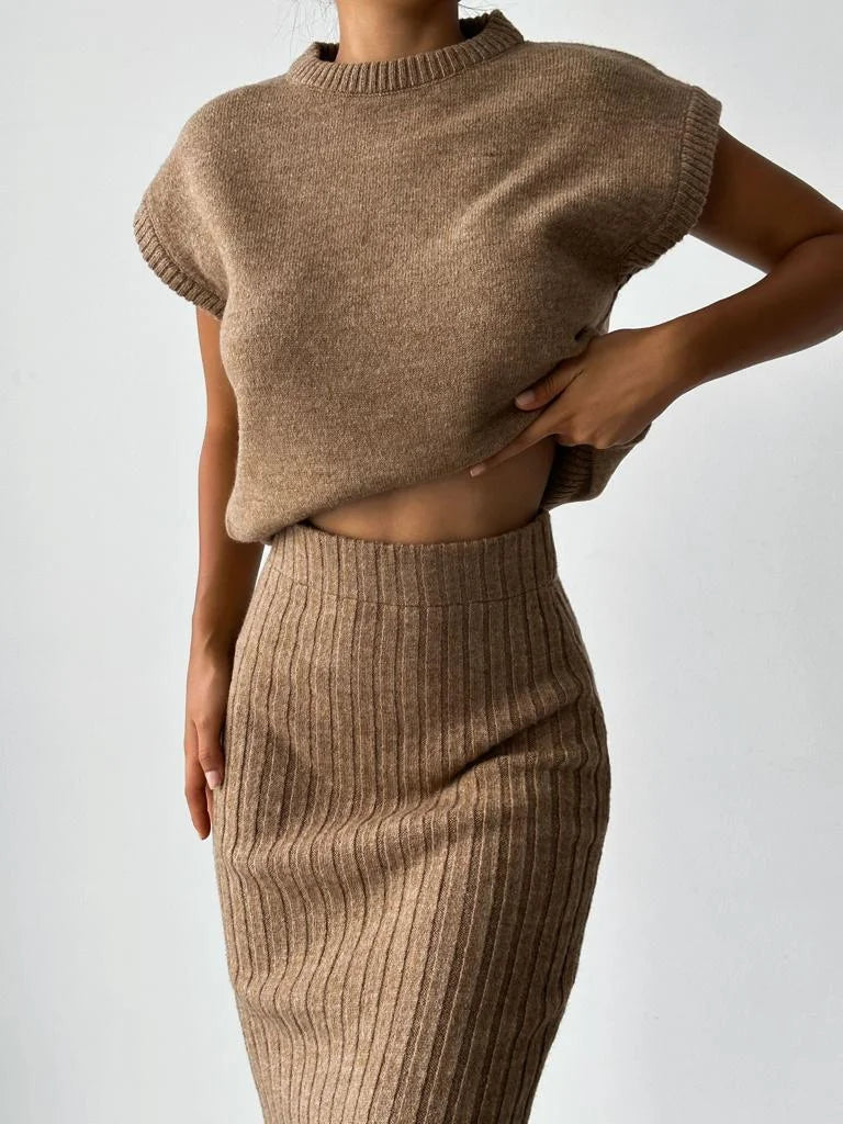 Ribbed Knit Set