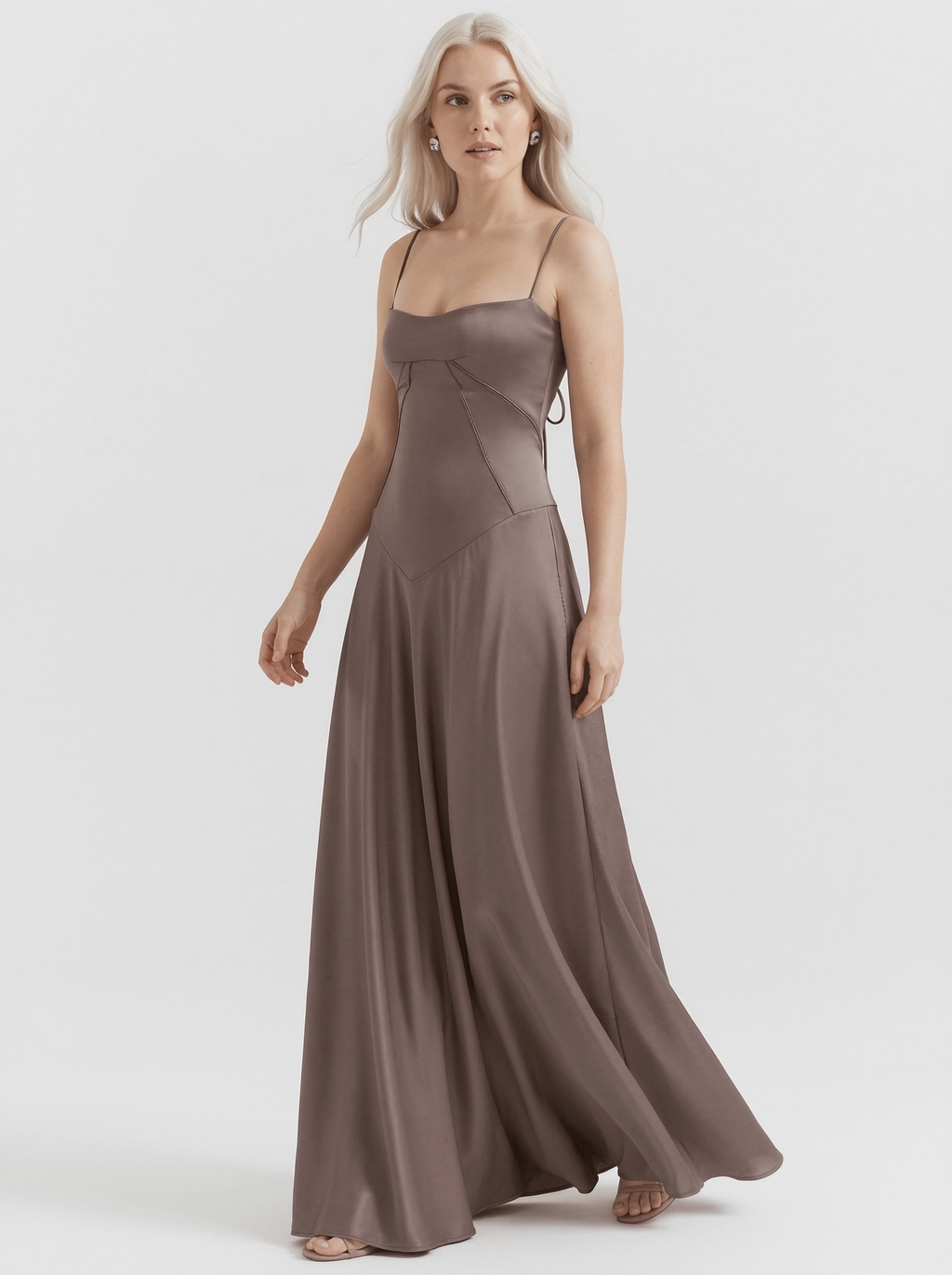 Sleeveless Bustier Maxi Dress
