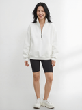 Relaxed Half-Zip Sweater
