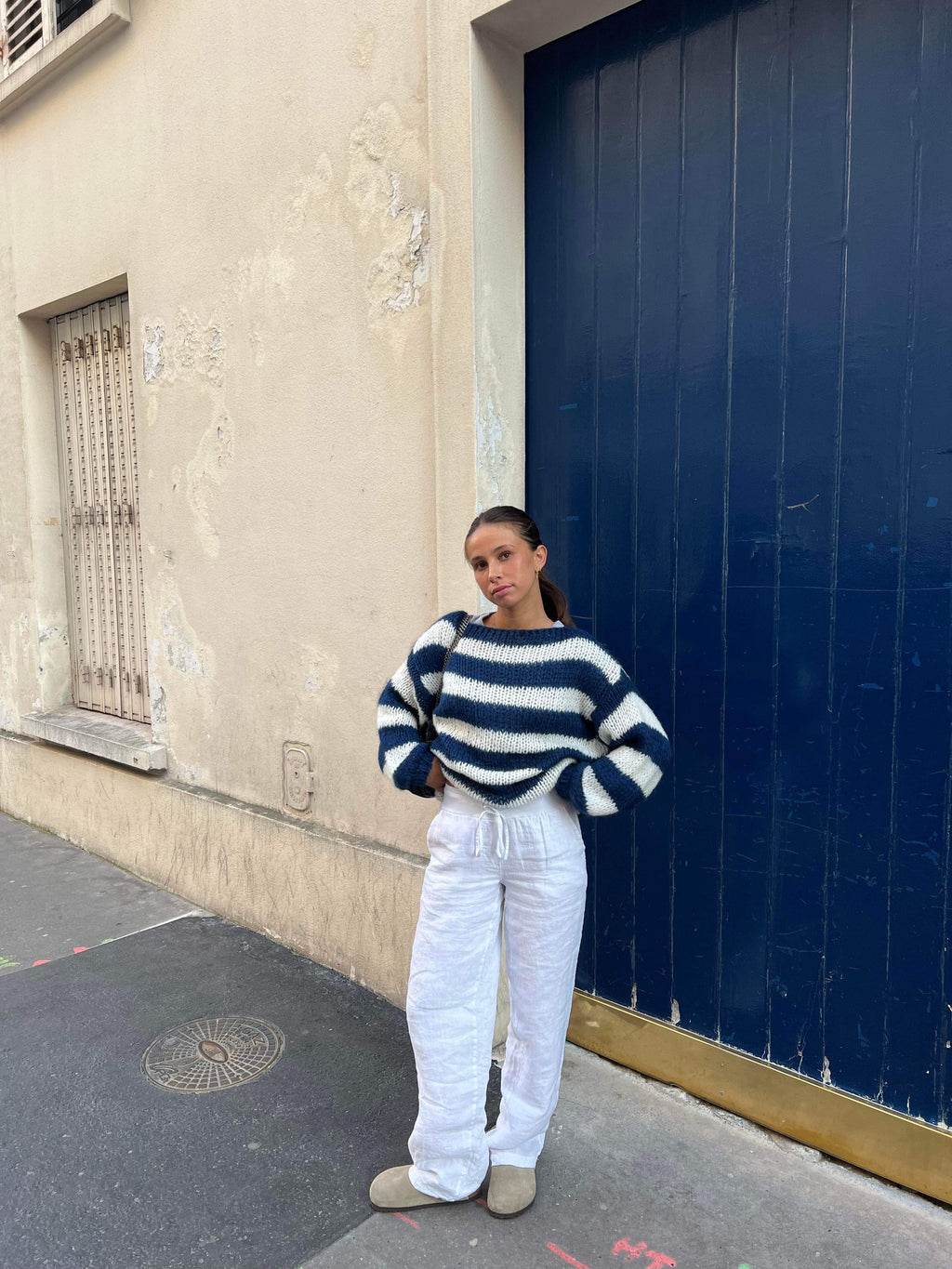 Striped Knit Sweater