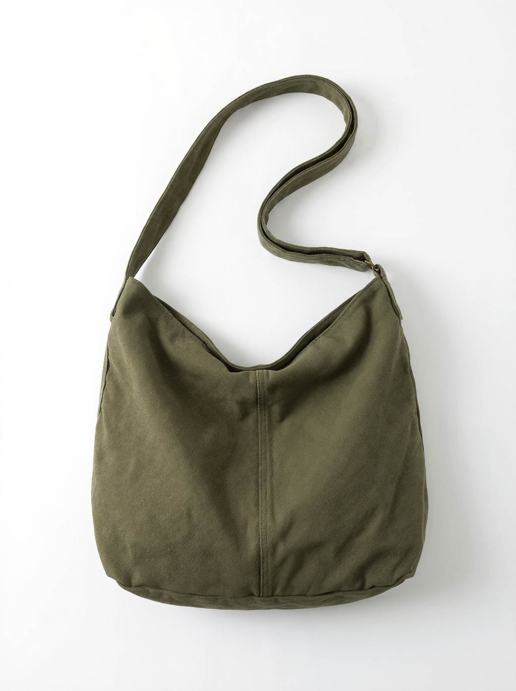 Oversized Slouchy Canvas Shoulder Bag