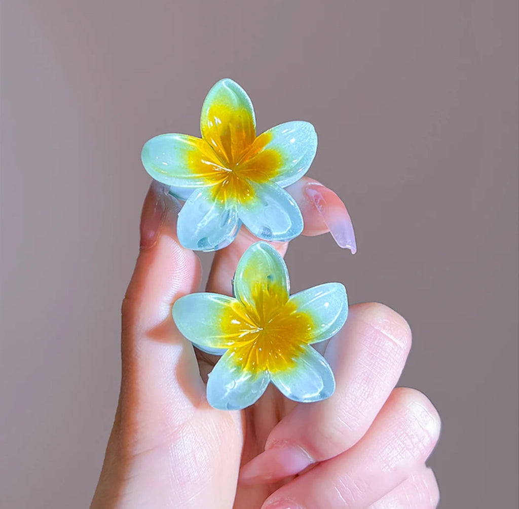 Plumeria Strong Grip Claw Clip