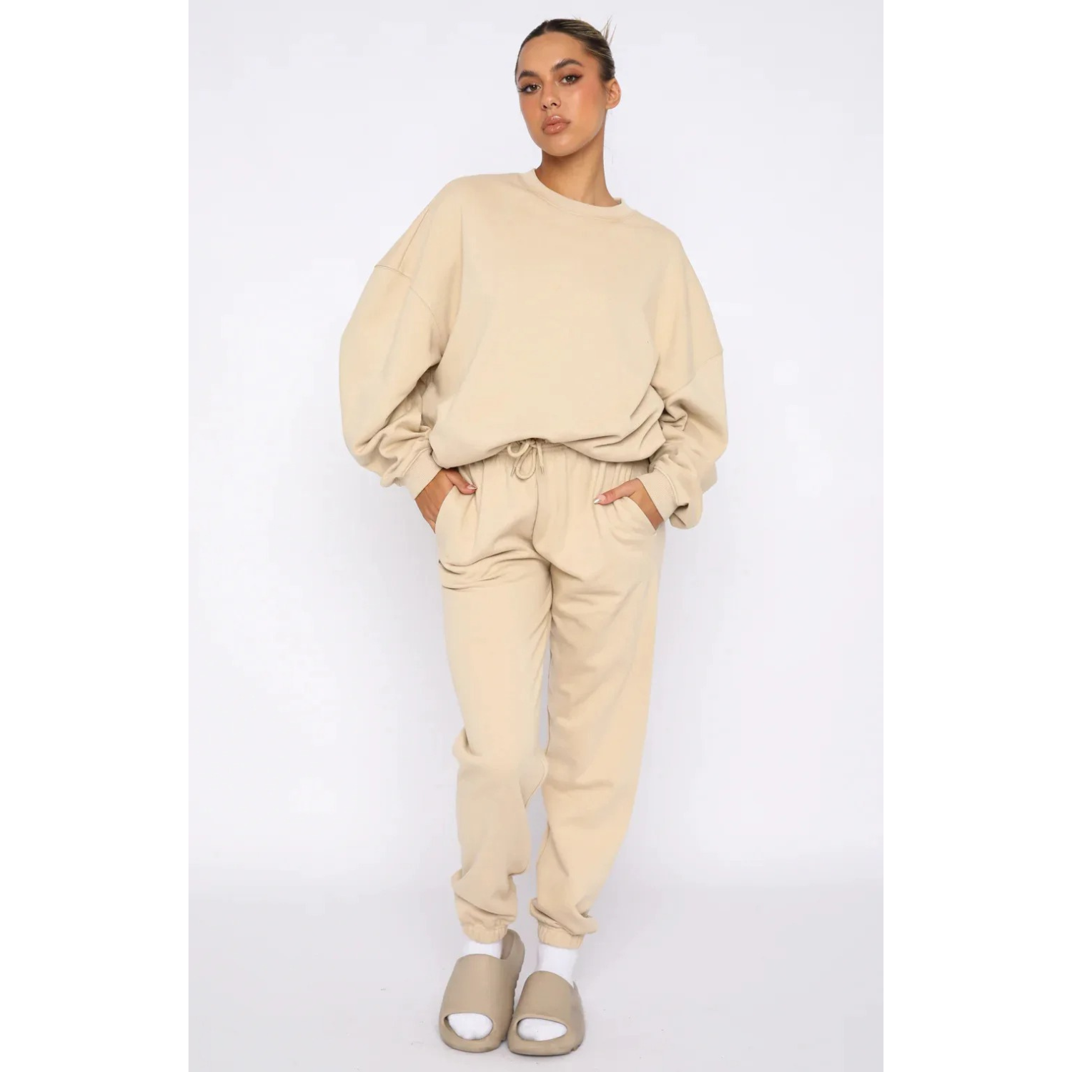 Oversized Crew Neck Lounge Set