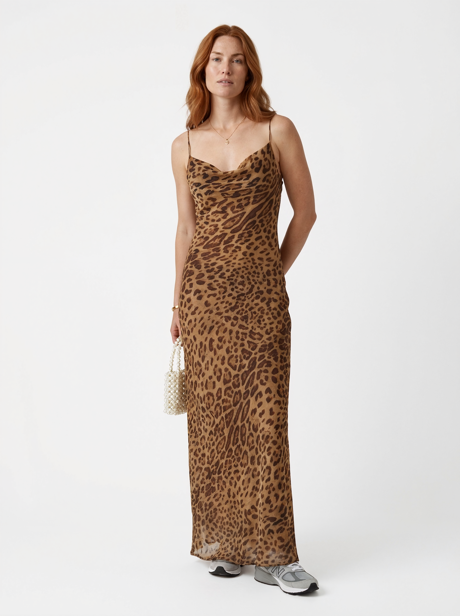 Leopard Print Maxi Dress