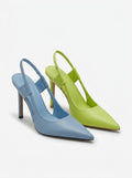 Pointed Toe Slingback Pumps
