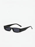 Sleek Black Square Frame Sunglasses