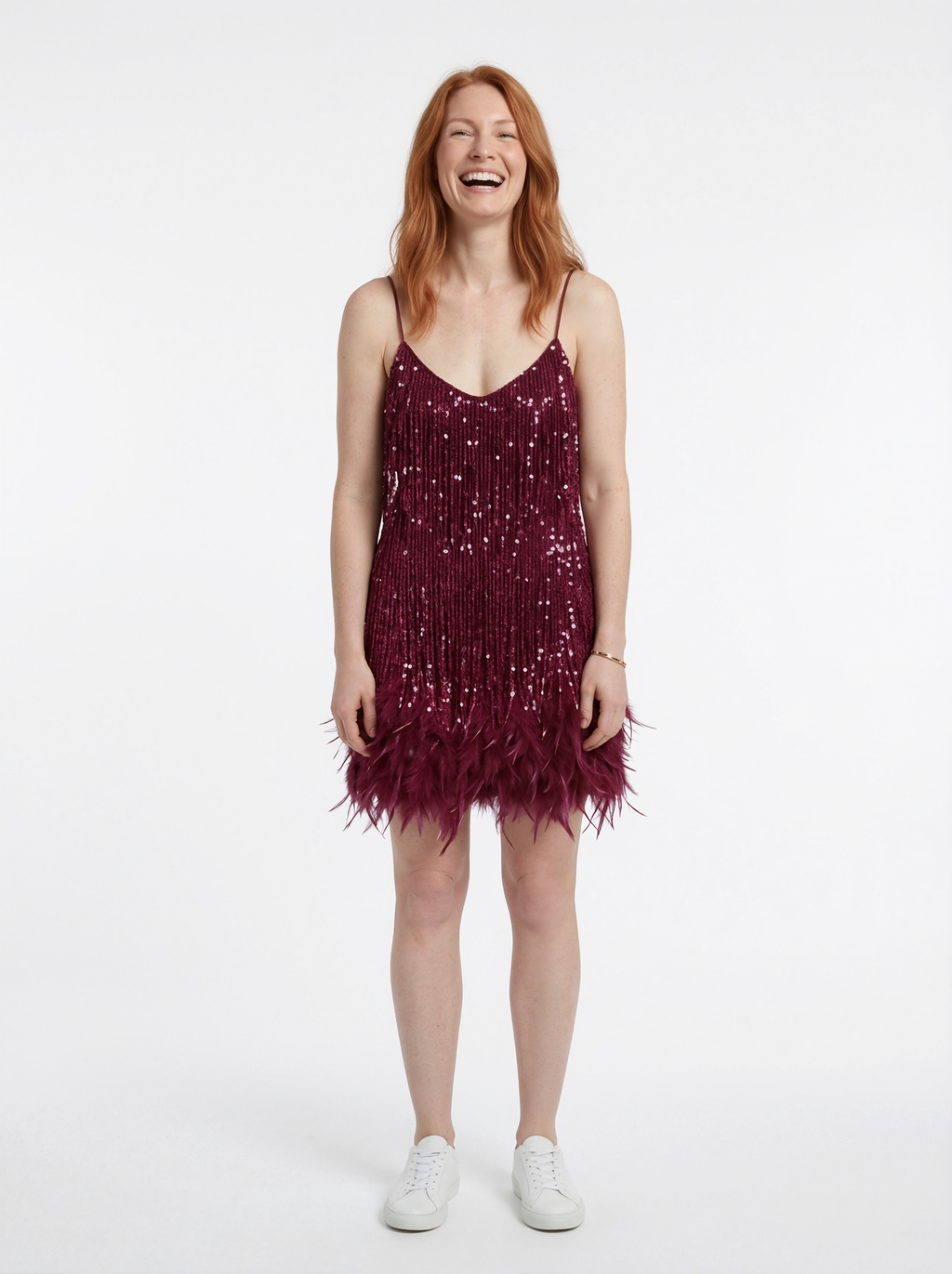 Sequin Cocktail Midi Dress
