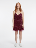 Sequin Cocktail Midi Dress