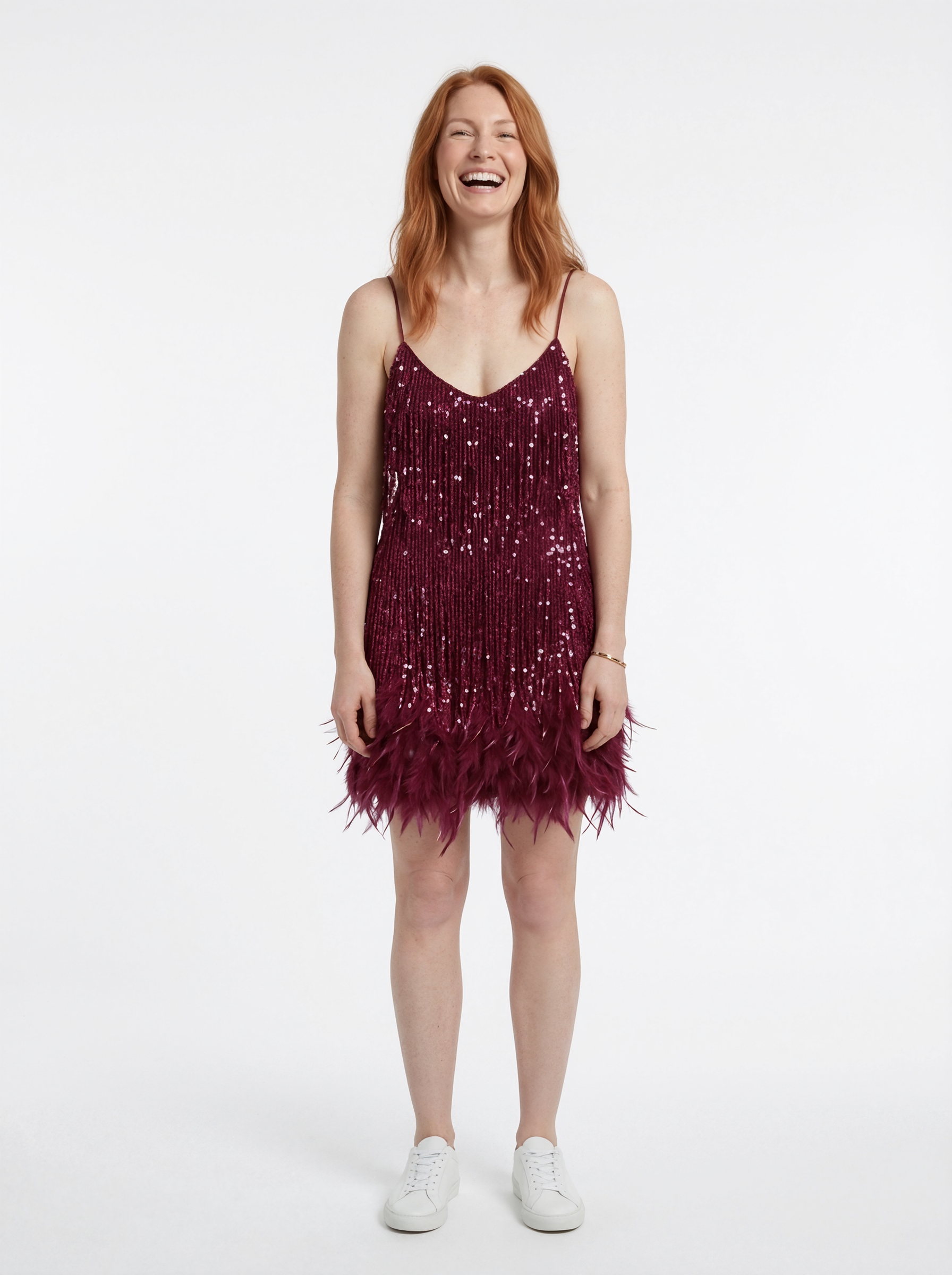 Sequin Cocktail Midi Dress