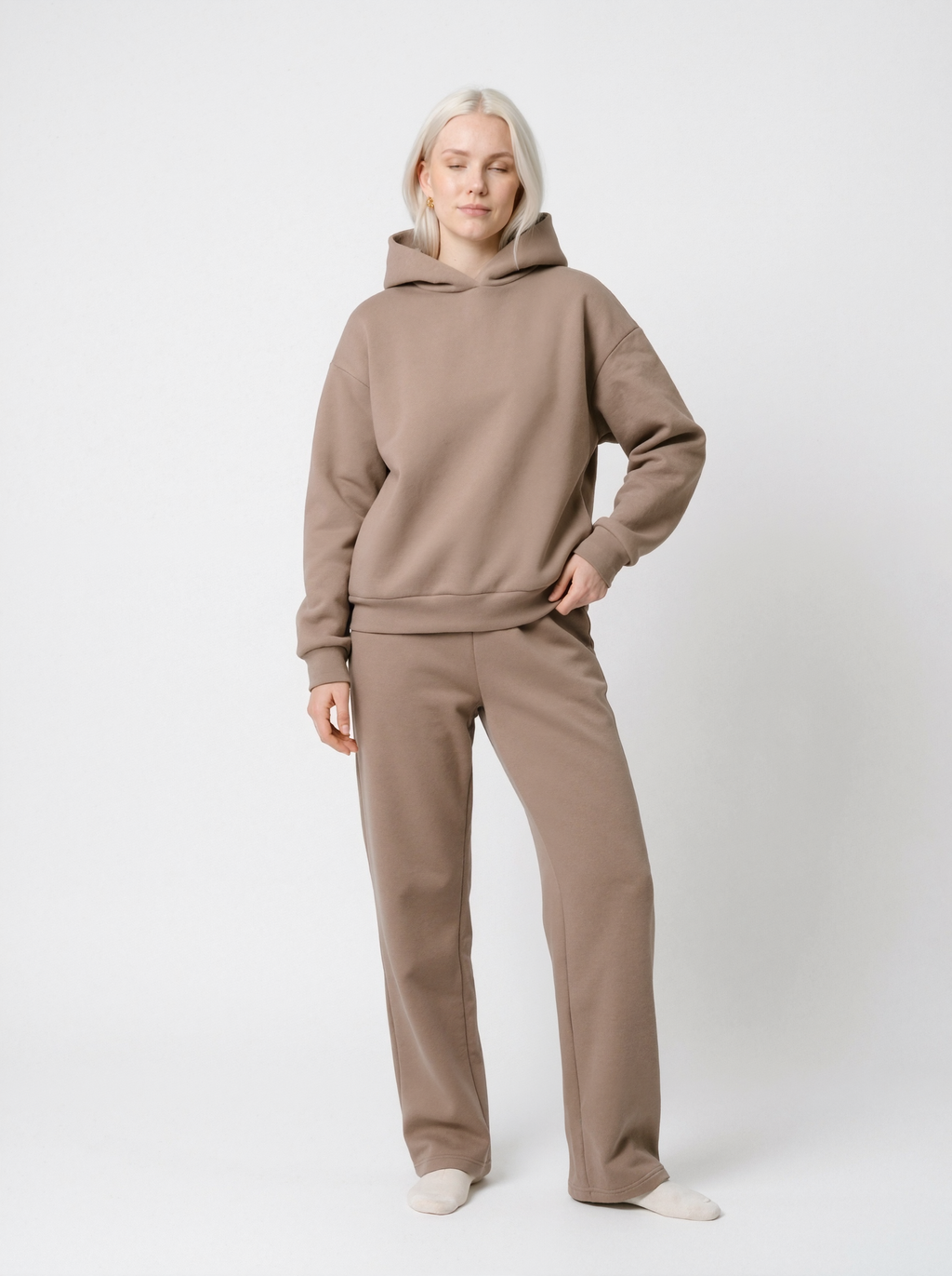 Relaxed Hooded Sweat Set