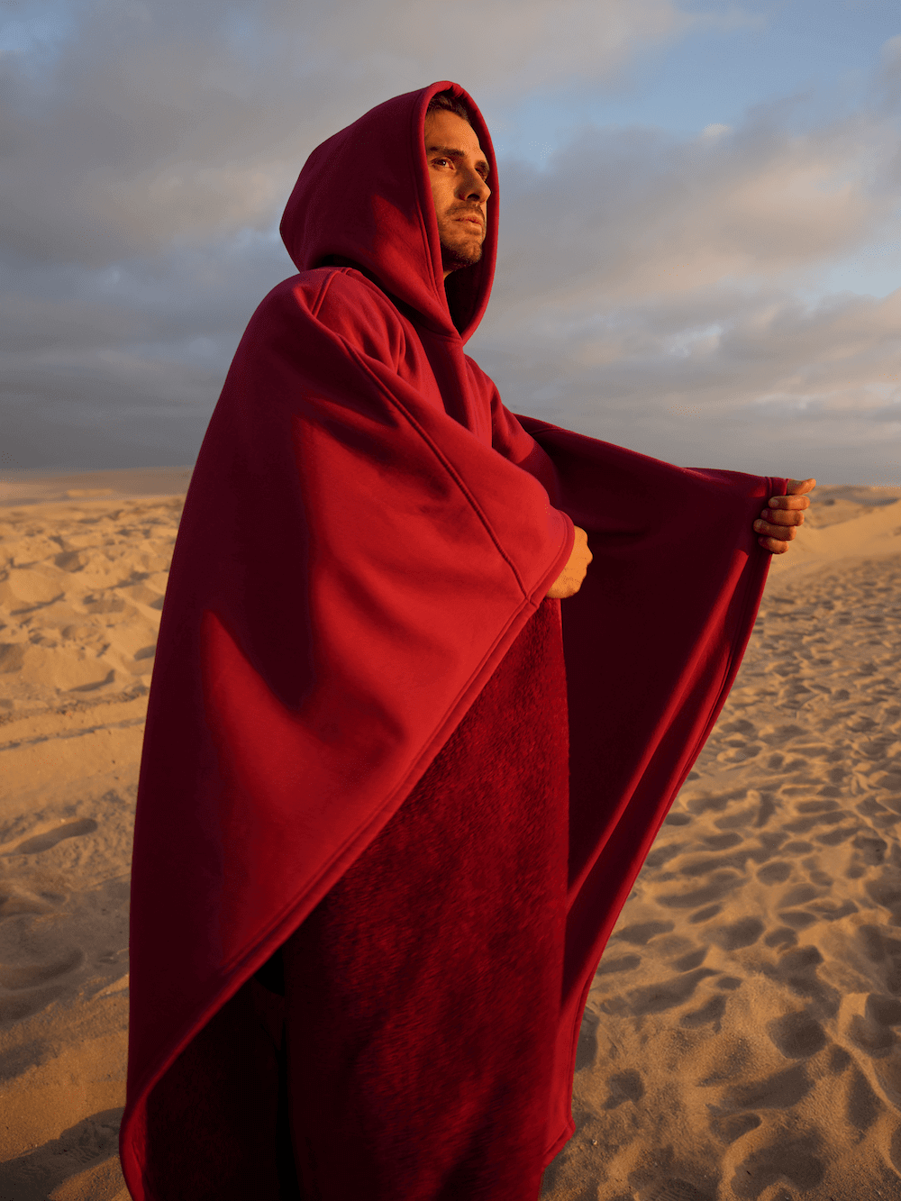 Oversized Hooded Wearable Blanket