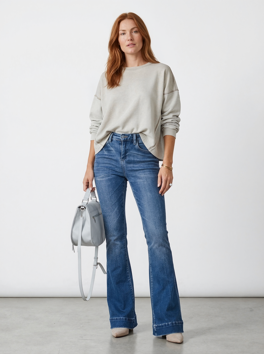 High Waist Flare Jeans